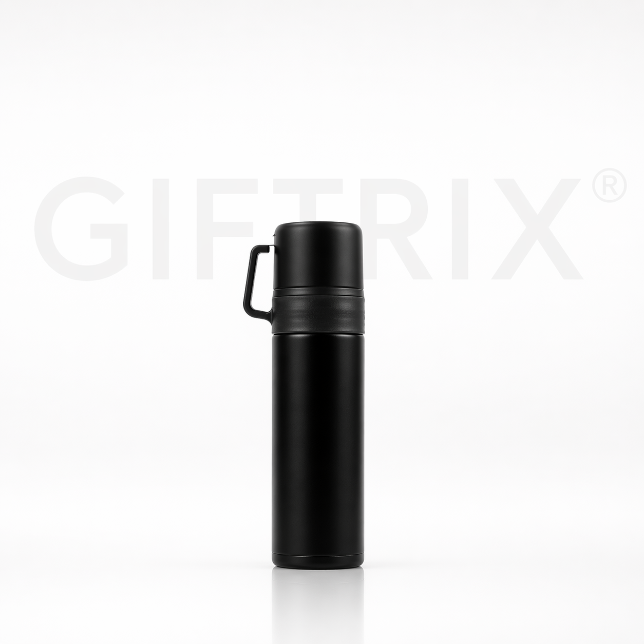 Black thermo with side-cup handle