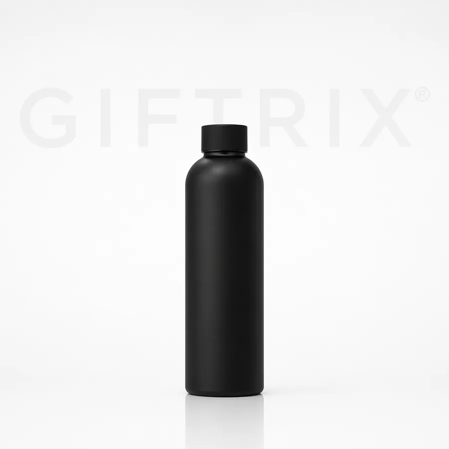 Essentials matte black bottle