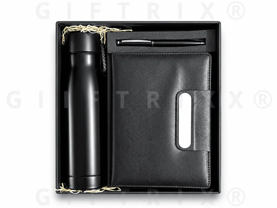 3-in-1 bottle, notebook and pen gift sets