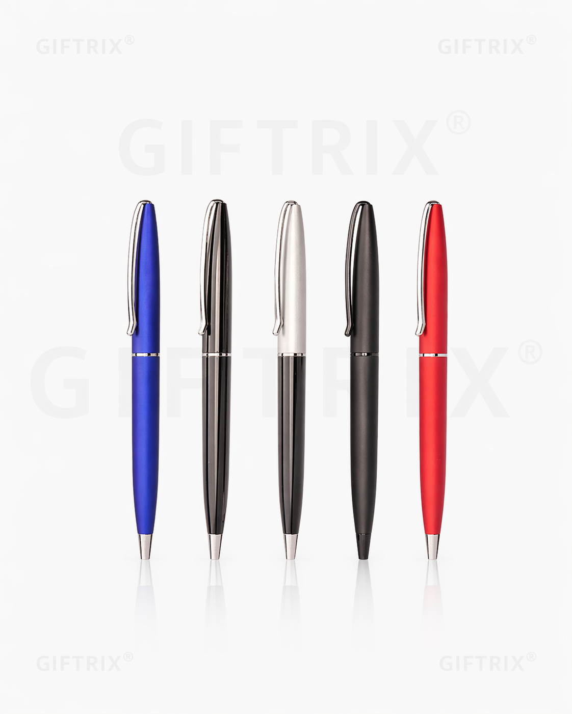 Premium twist pen in 5 colours