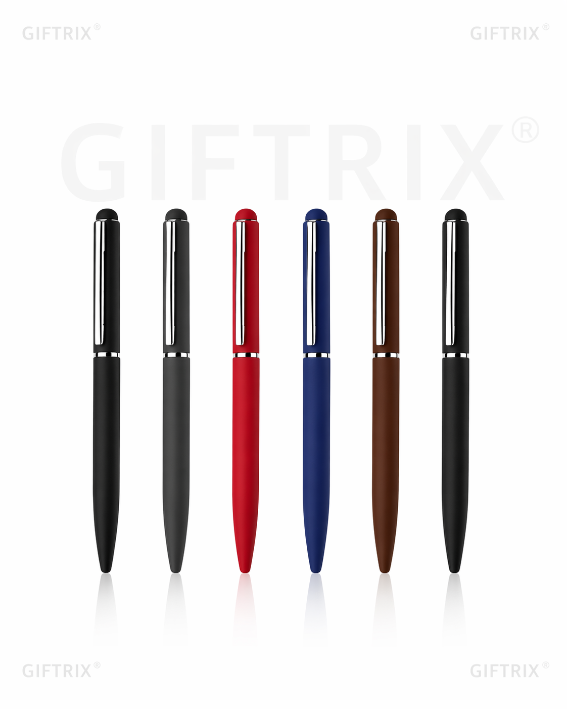 Premium stylus pens in 6 colours