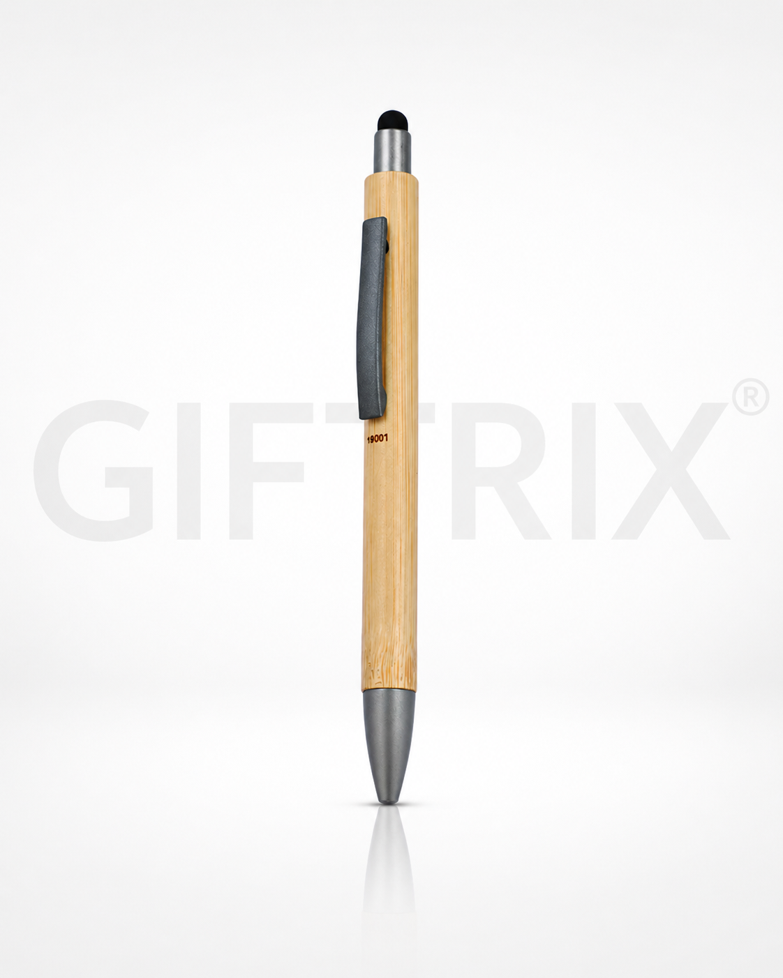 Bamboo stylus pen with cork grip