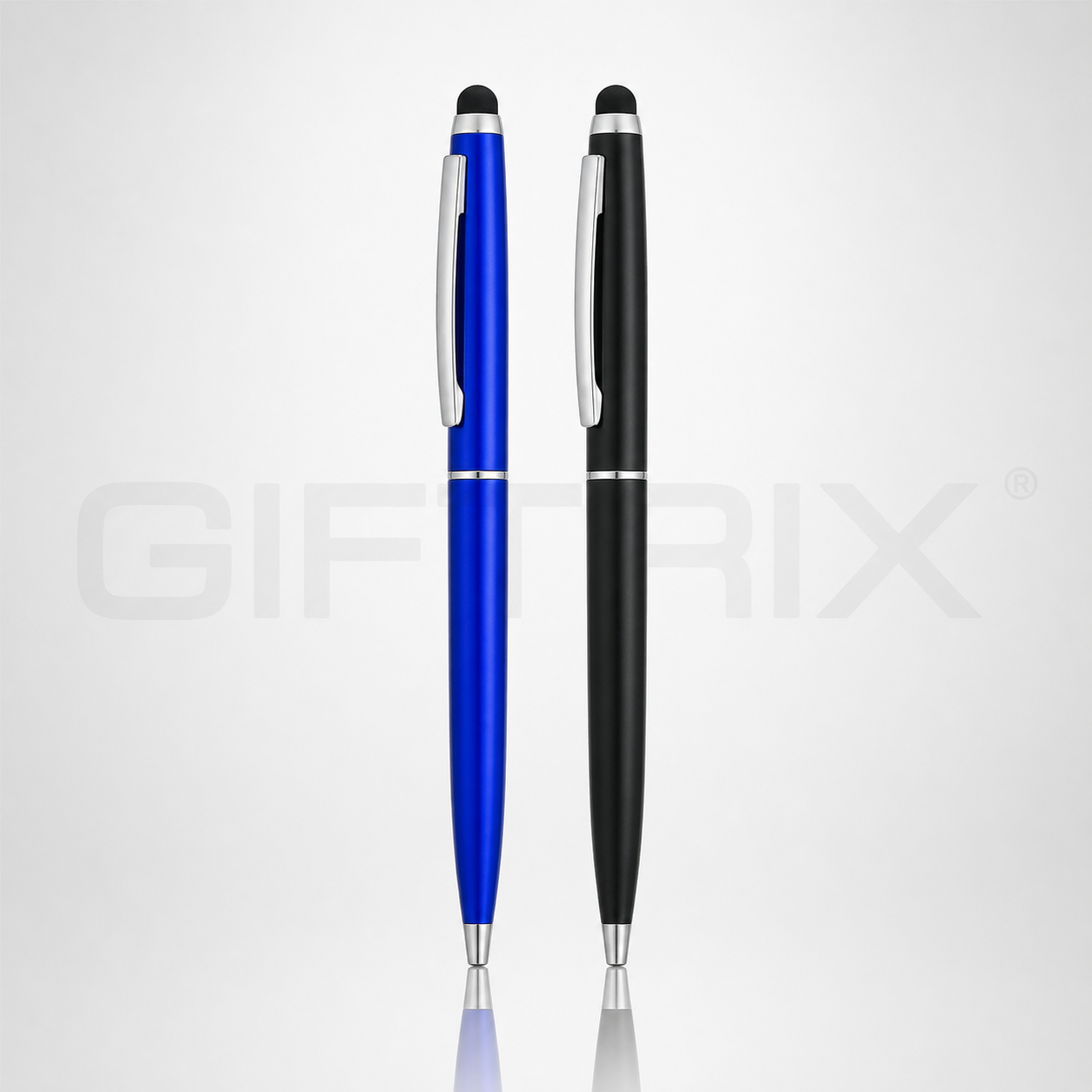 Slim stylus pen duo in blue and black