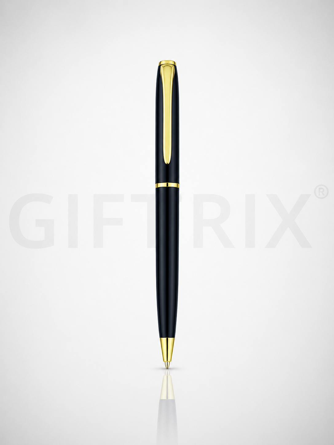 Navy gold trim premium pen