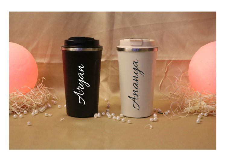 Personalized Stainless Steel Temperature Coffee Mug 03 (Cod Available With 7 Days Return Policy Terms and Condition apply)