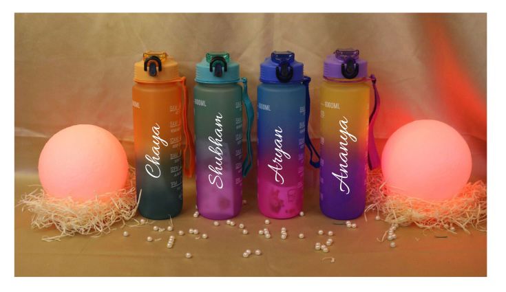 Personalized Motivational Sipper bottle 1000 Ml ( Cod Available Terms & Condition Apply)  (Free Shipping Only On Prepaid Orders)