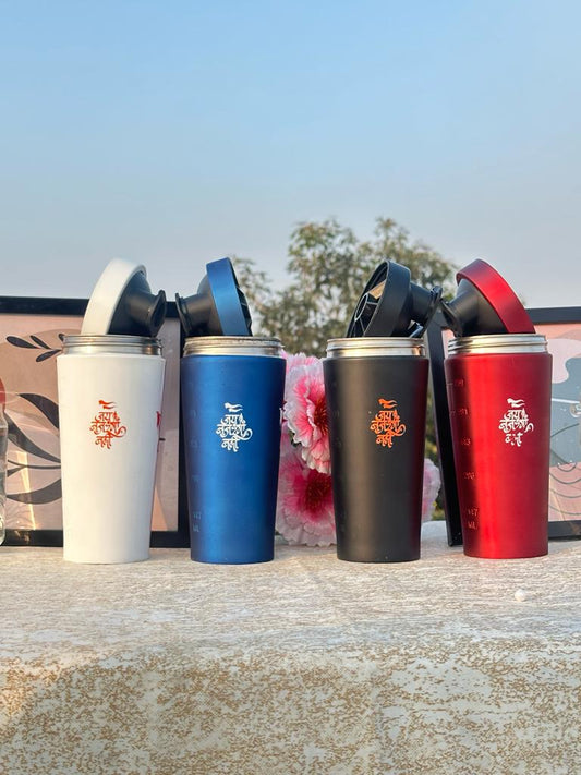 Jai Bajrang bali Theme Stainless Steel Gym Shaker Cod Availaible With 7 days Return Policy